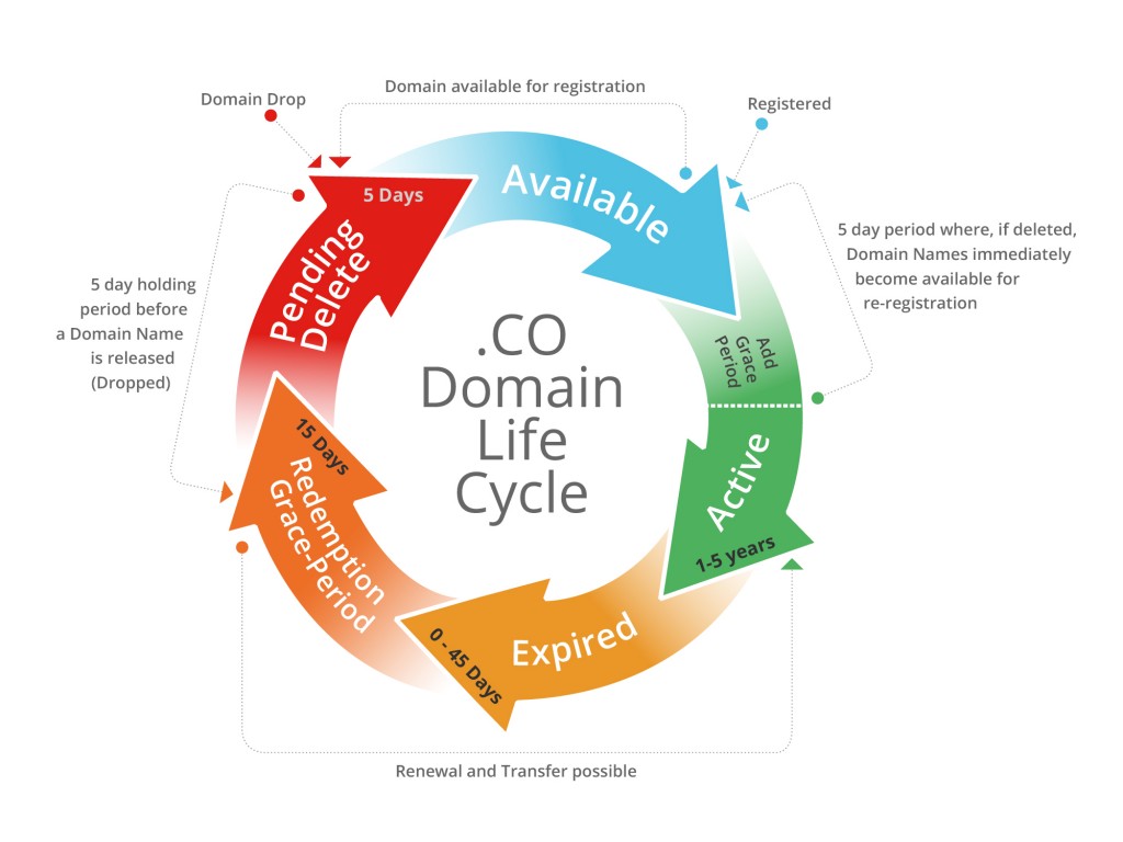 .CO Domain Lifecycle